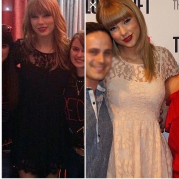 Free People Red Floral Lace Mesh Dress - Picture 3 of 14